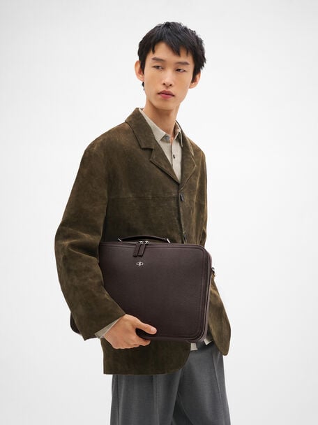 Drew Leather Briefcase, , hi-res