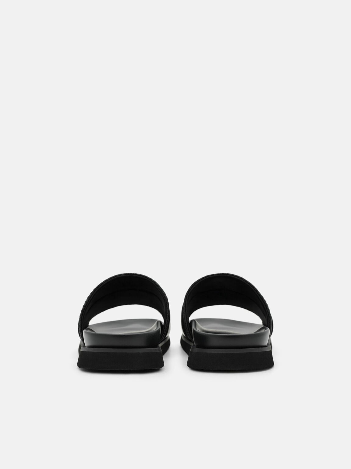 Woven Slide Sandals, , hi-res
