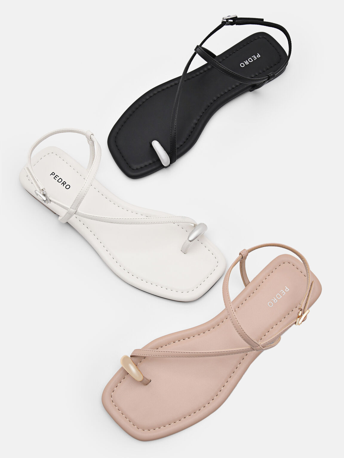 Lia Toe Ring Sandals, 