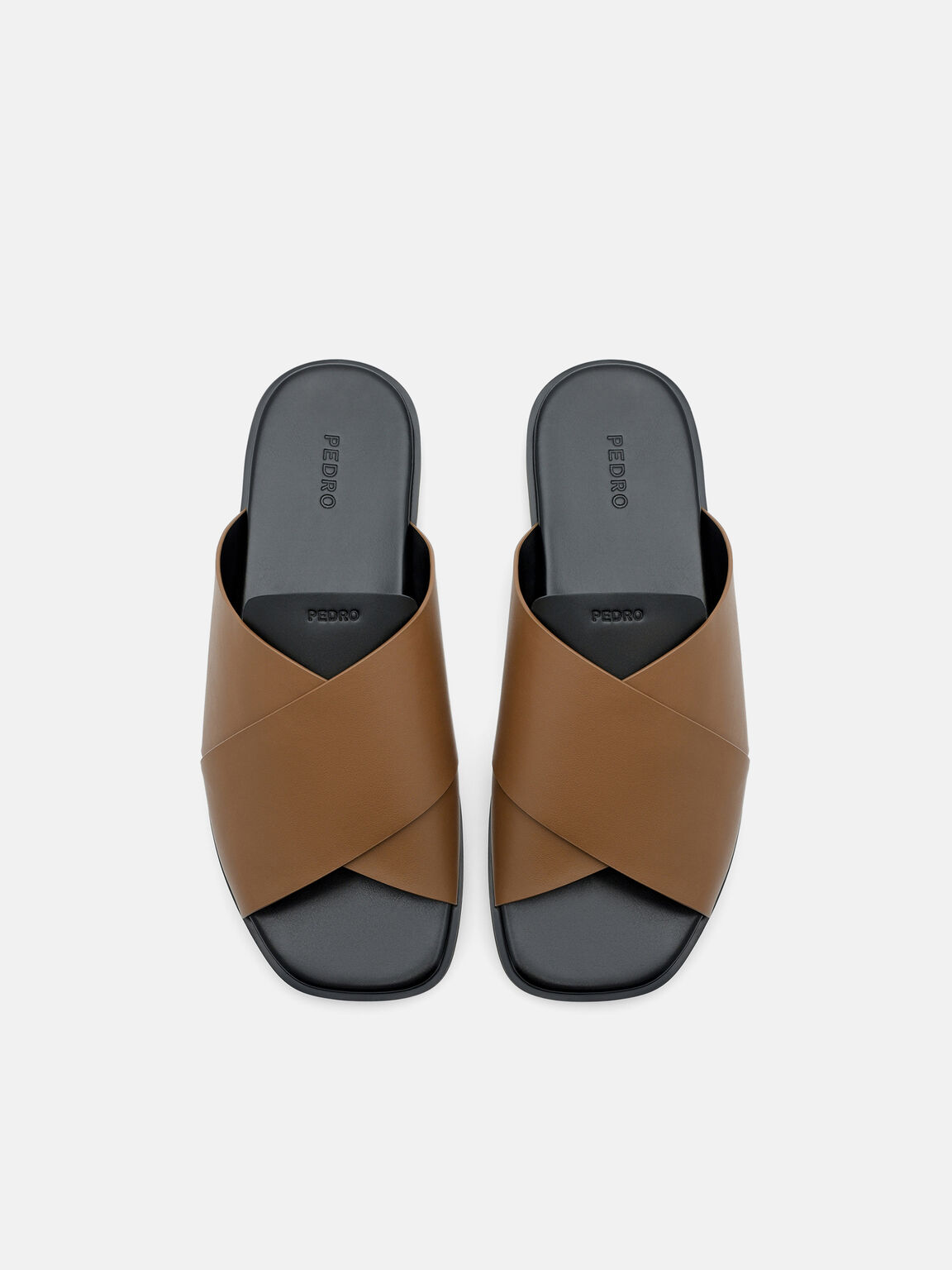 Crossover Slide Sandals, , hi-res