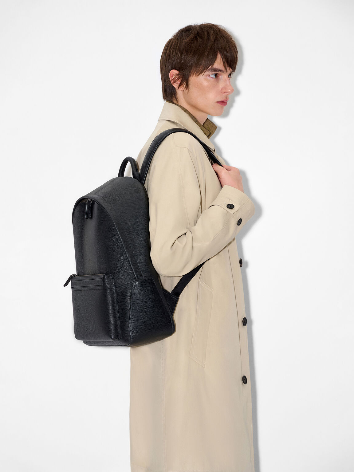 James Leather Backpack, , hi-res