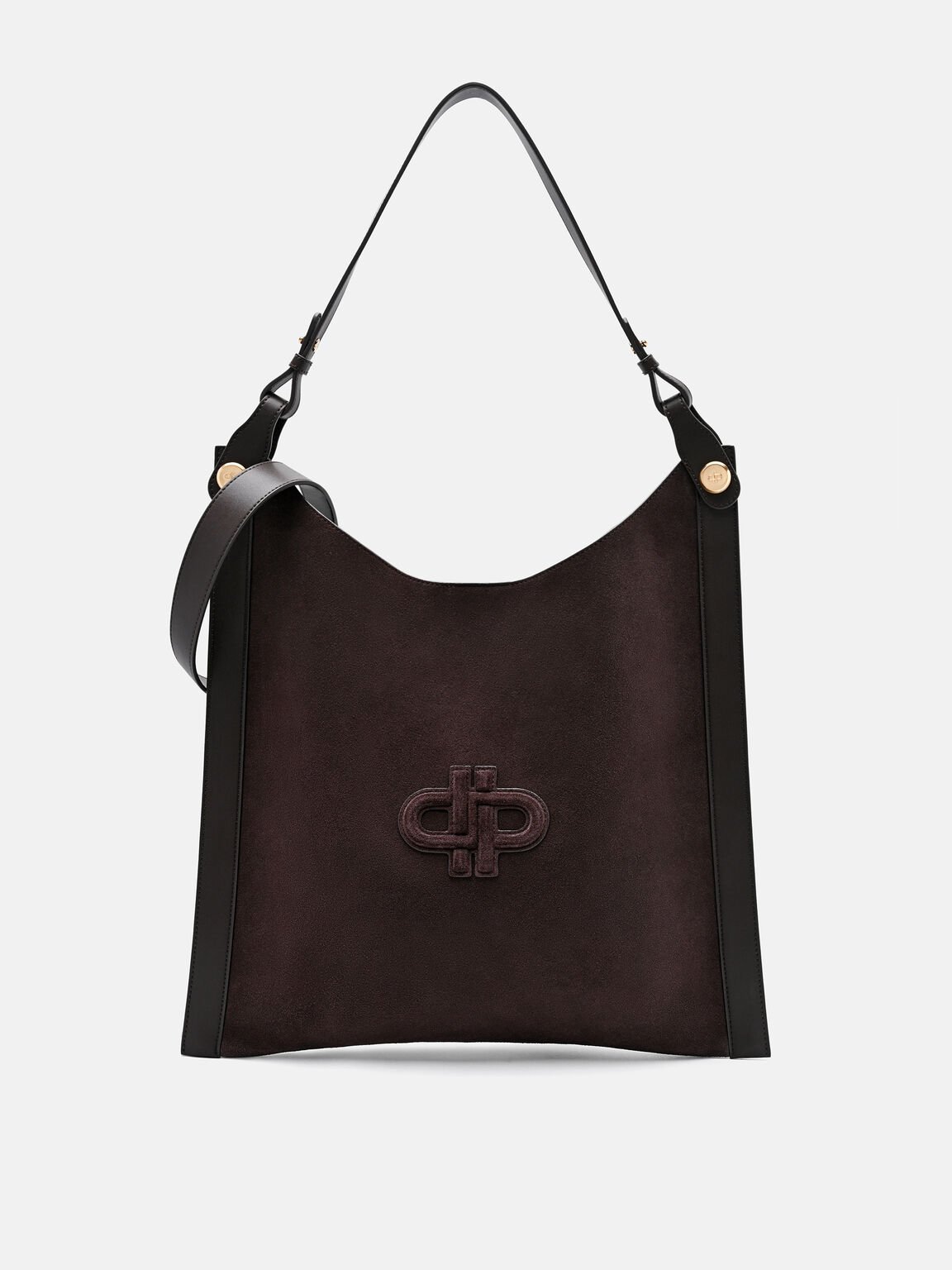 Oversized Suede Shoulder Bag, , hi-res