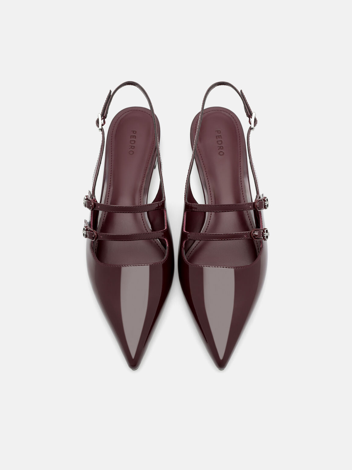 Patent Leather Slingback Ballerina Flats, , hi-res