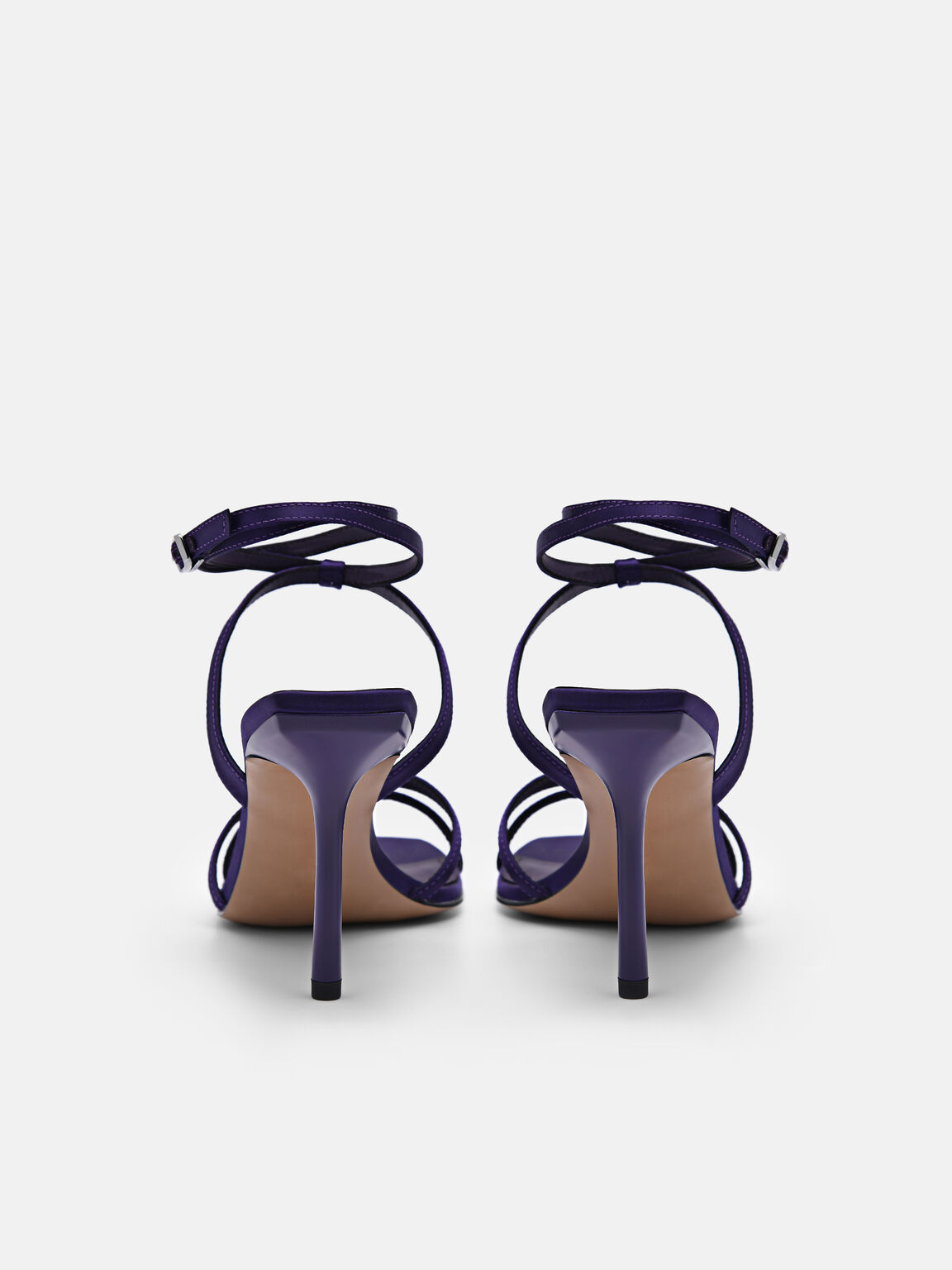 Sandal Tumit Kulit Sofia, 