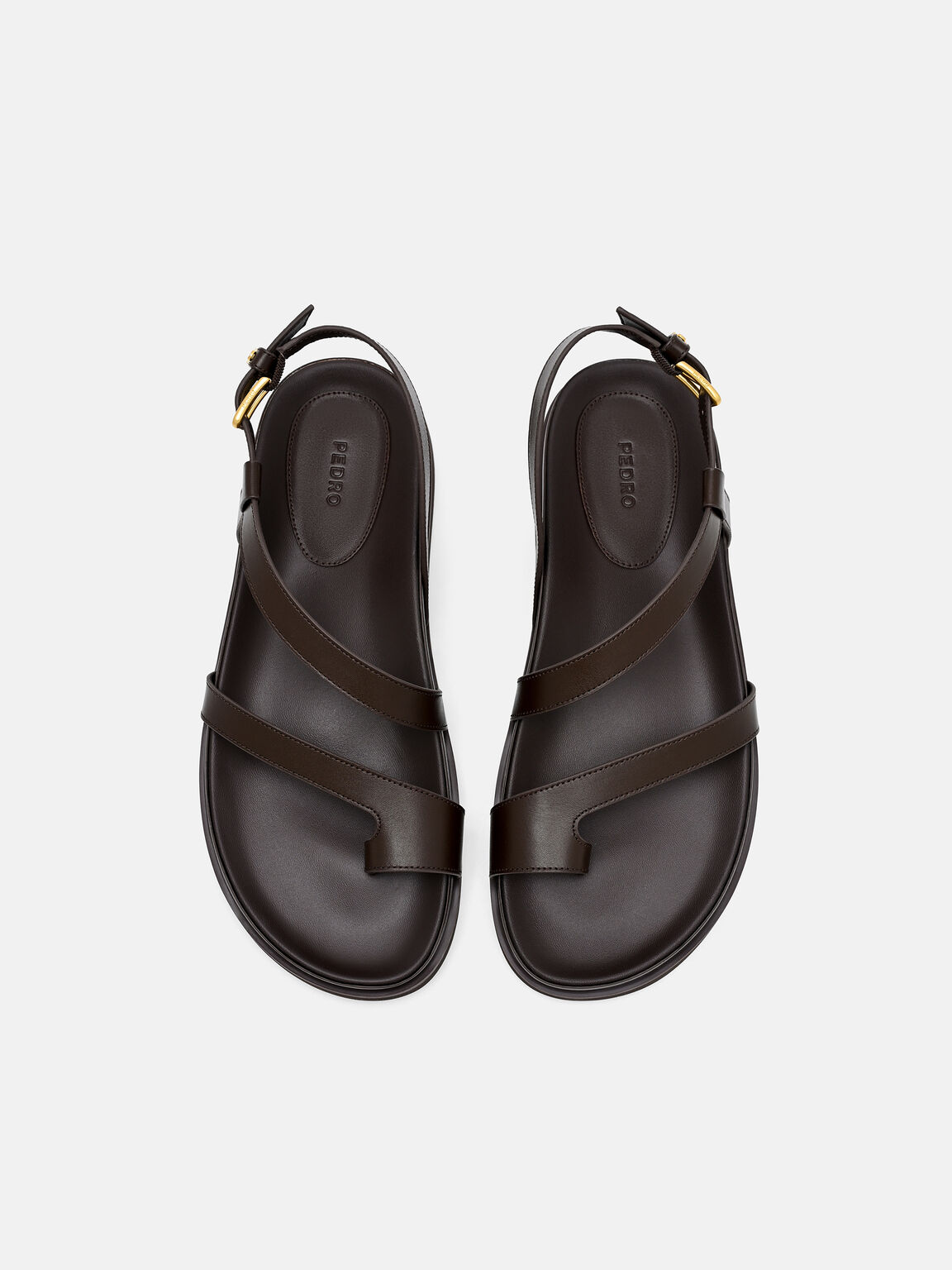 Sandal Bakcstrap Kulit, , hi-res