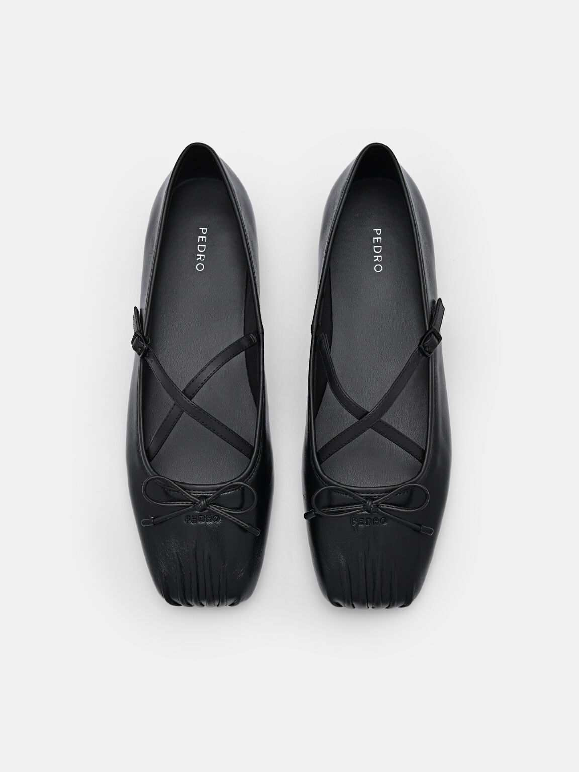 Sepatu Flat Balerina Kulit Nica, , hi-res