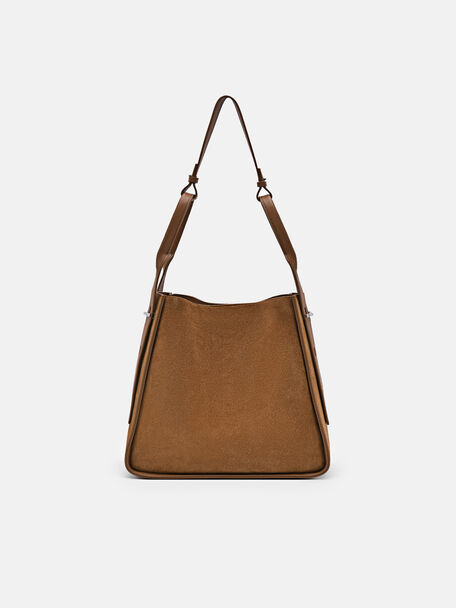 PEDRO Icon Leather Heel Sandals, Black