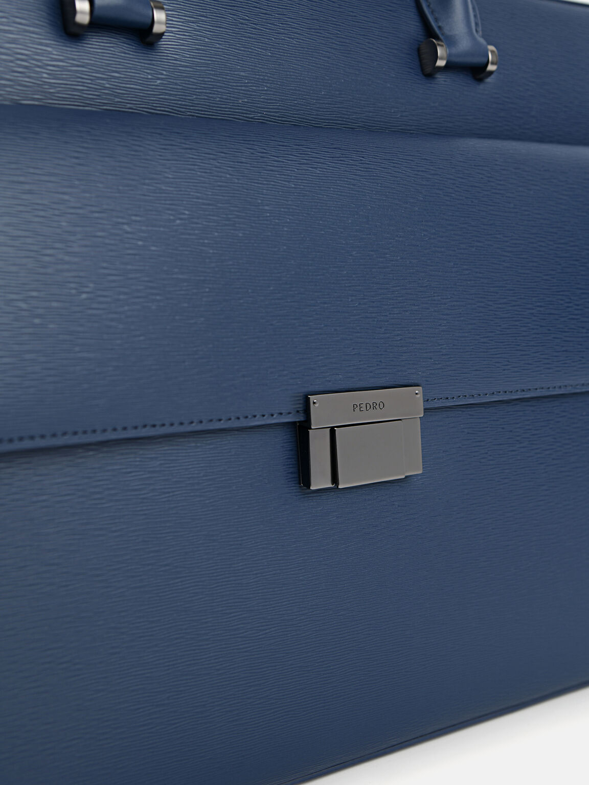 Henry Textured Leather Briefcase, 