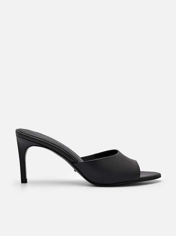 PEDRO Studio Ashley Leather Heel Sandals, Black, hi-res