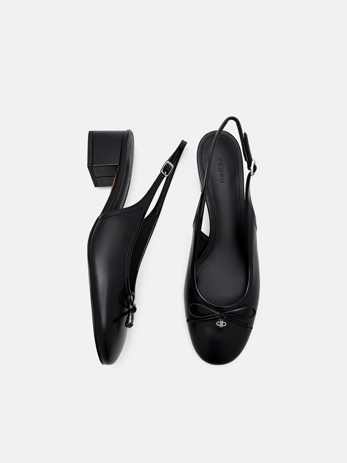 Sepatu Pumps Mary Jane Kulit Anna, 