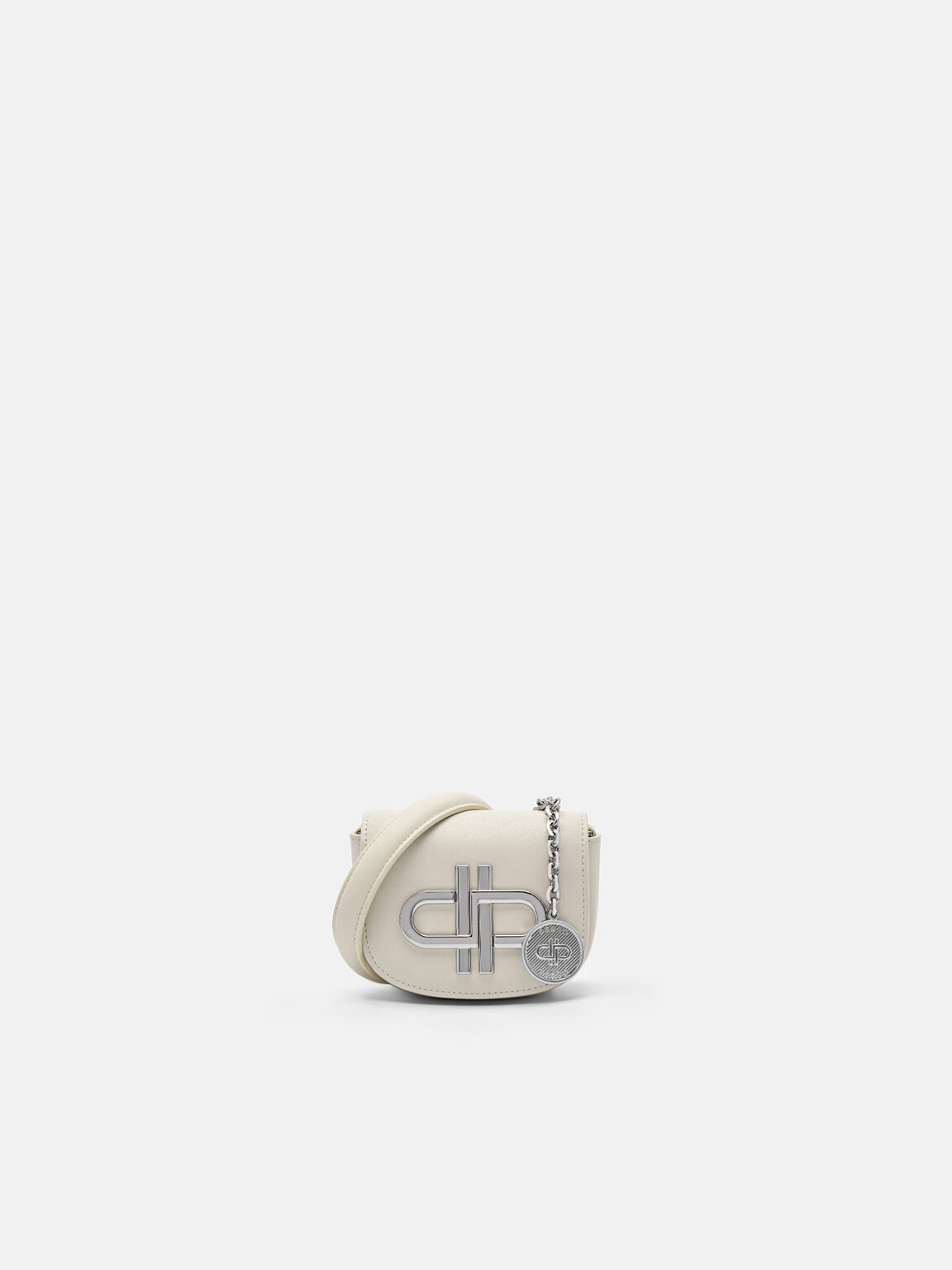 PEDRO Icon Leather Micro Sling Pouch, Beige, hi-res
