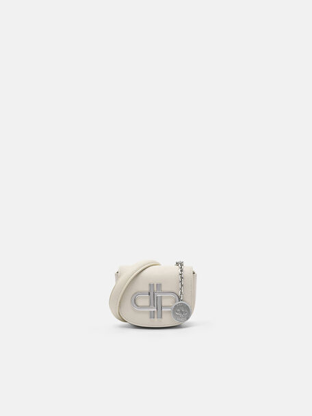 PEDRO Icon Leather Micro Sling Pouch, Beige, hi-res