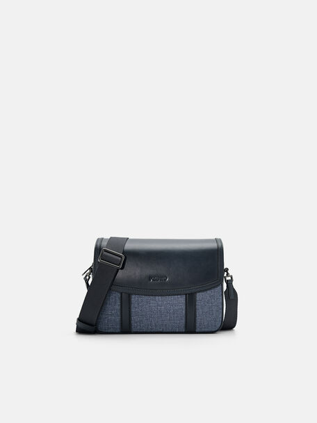 Tas Messenger Duncan, Navy, hi-res