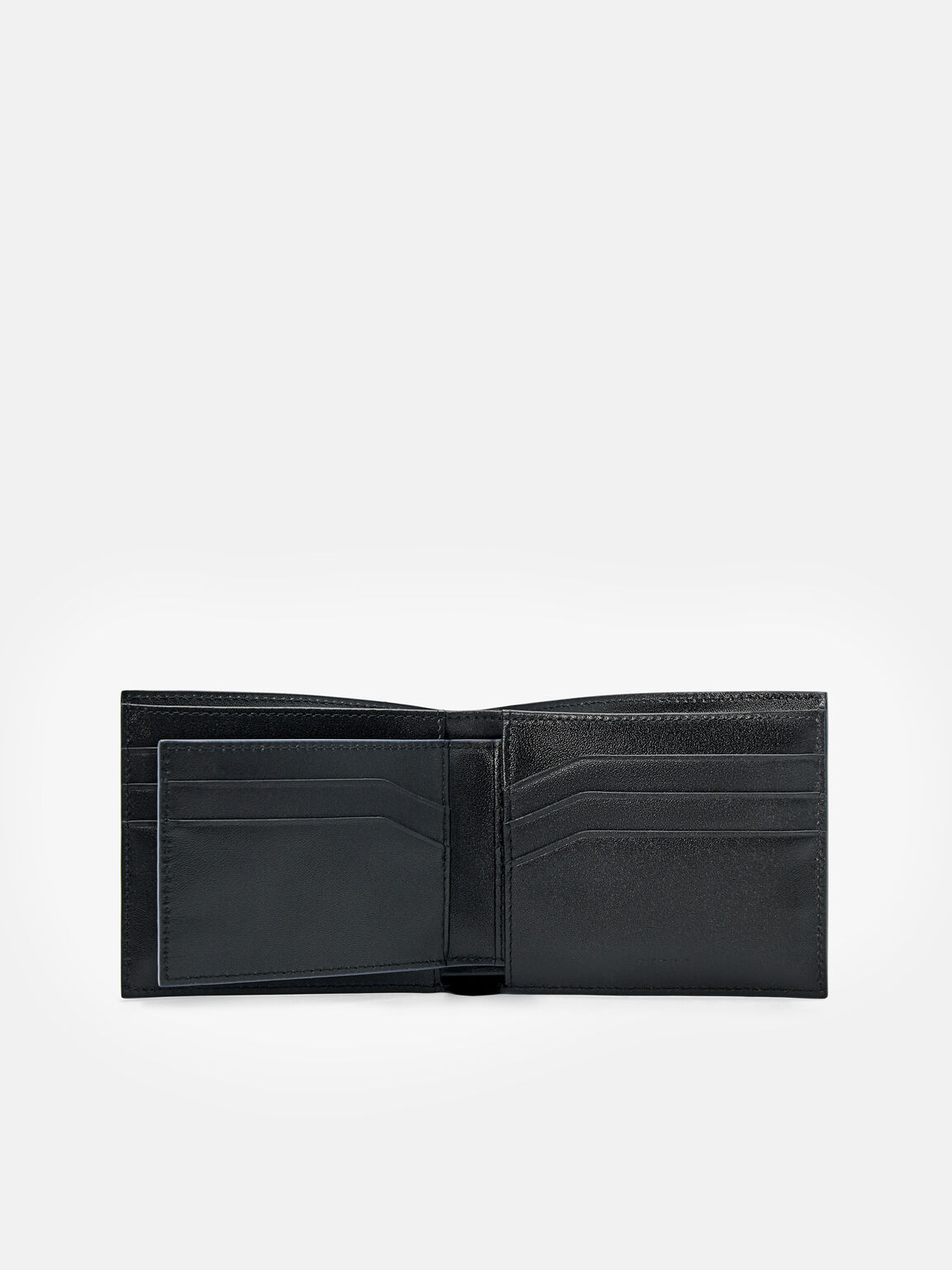 Saffiano Leather Bi-Fold Wallet with Insert, 