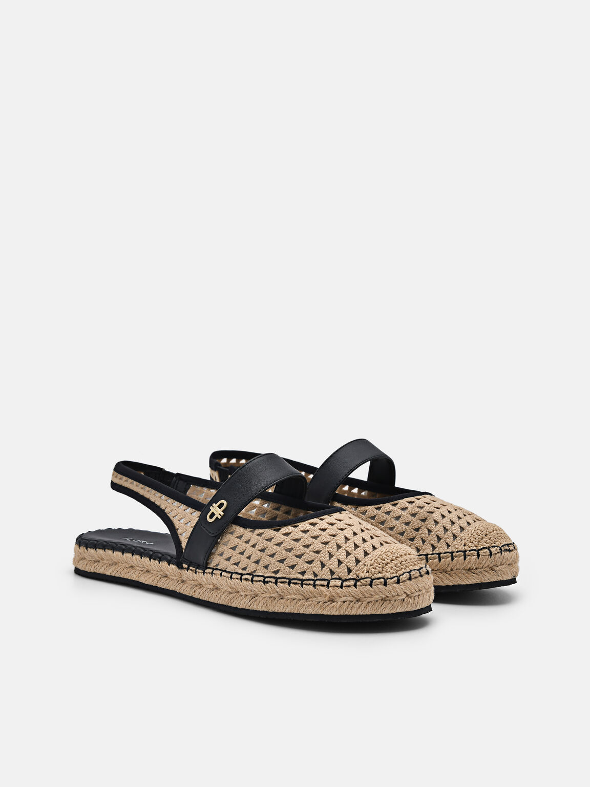 PEDRO Icon Woven Slingback Loafers, 