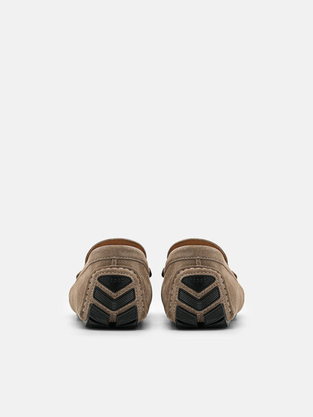 PEDRO Icon Leather Heel Sandals, Black