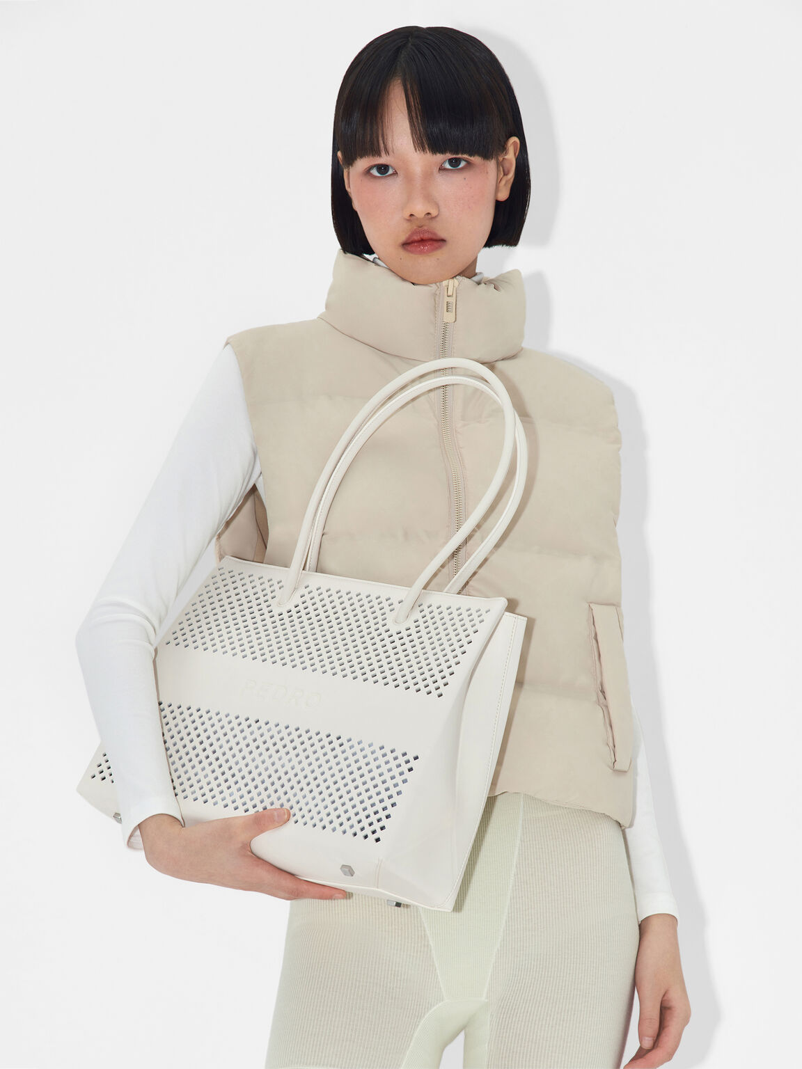 Tas Jinjing Kerri Krem, Cream, hi-res