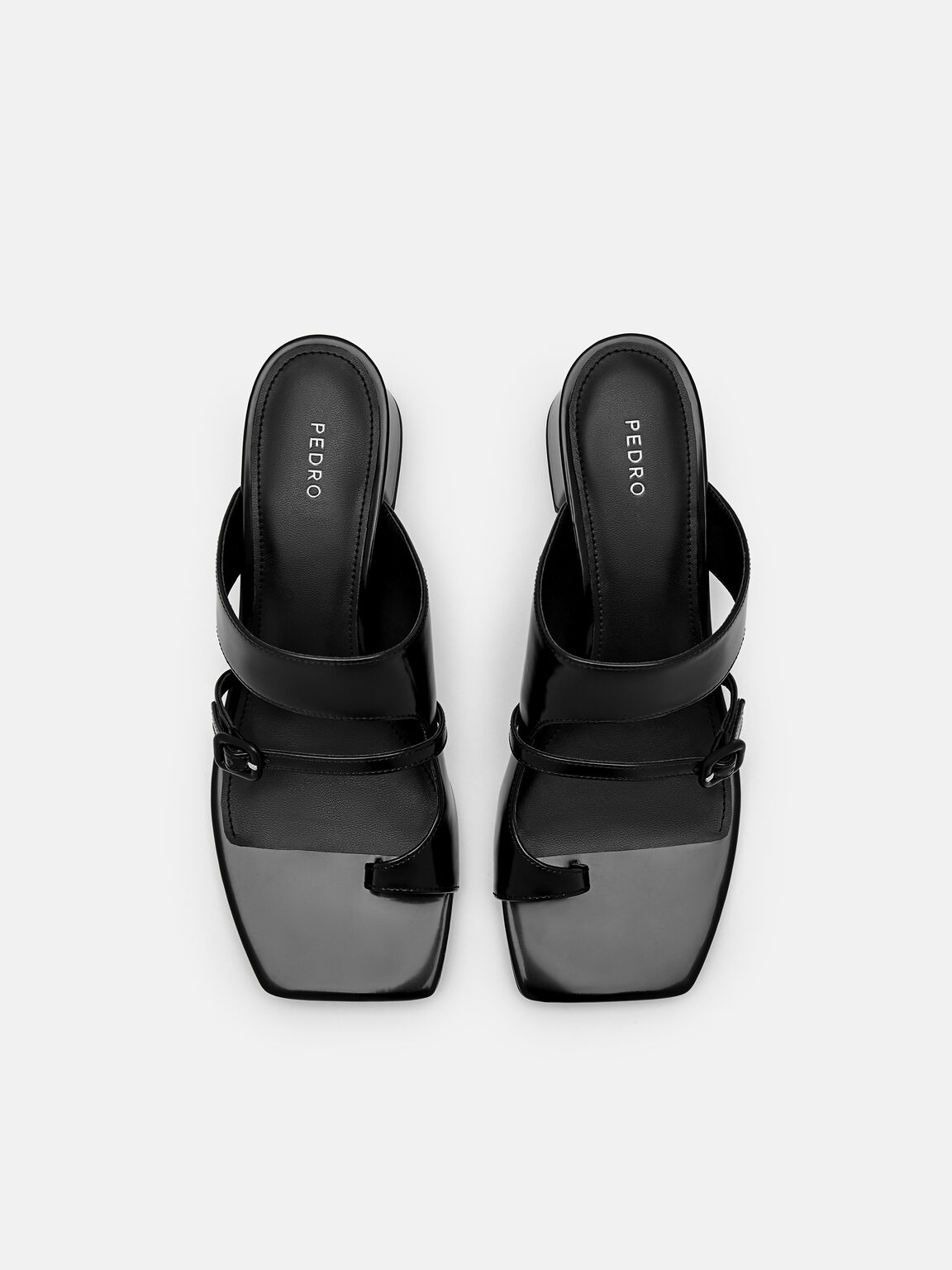 Loie Heel Sandals, Black