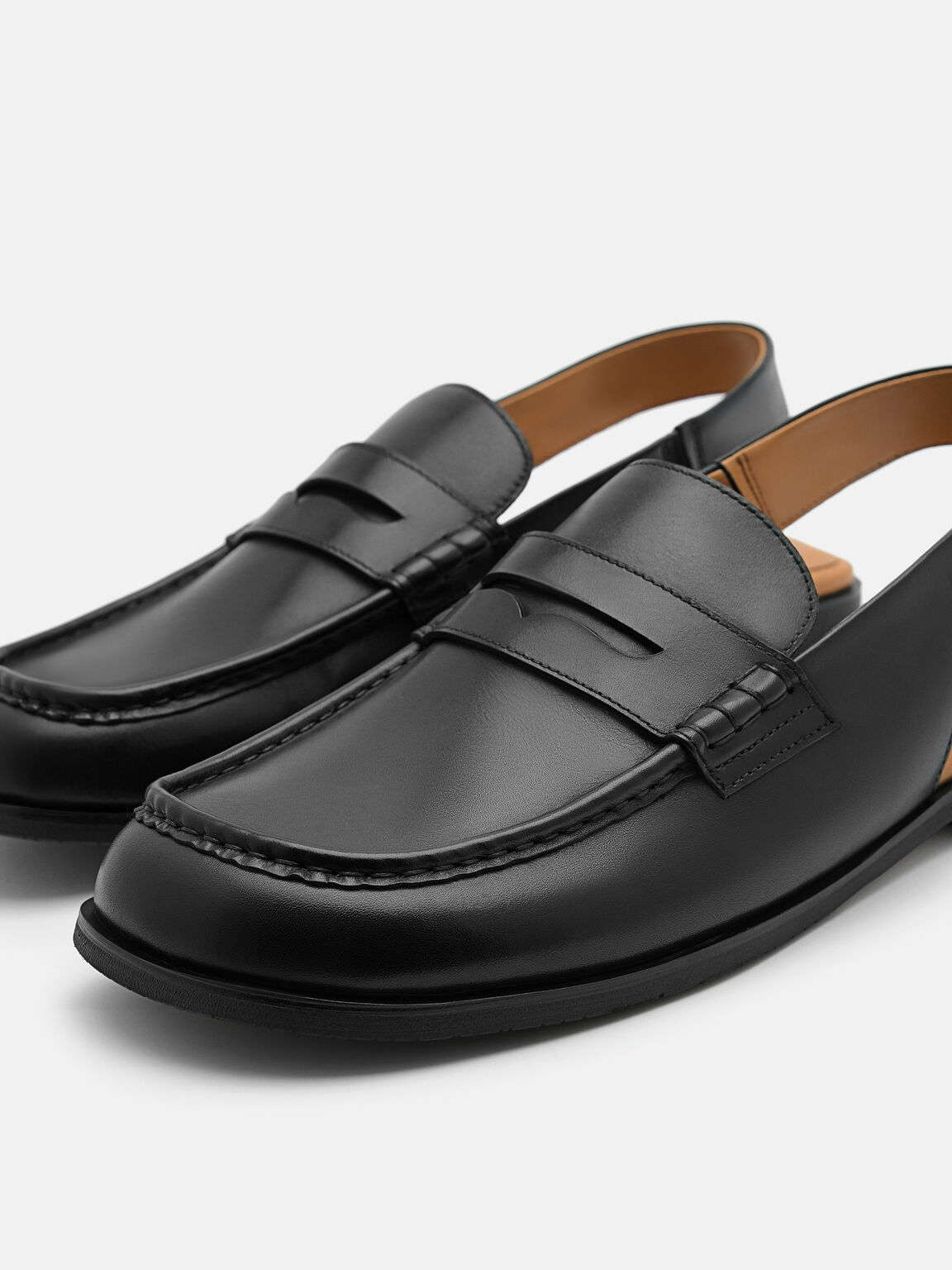 Ewan Leather Penny Loafers, 