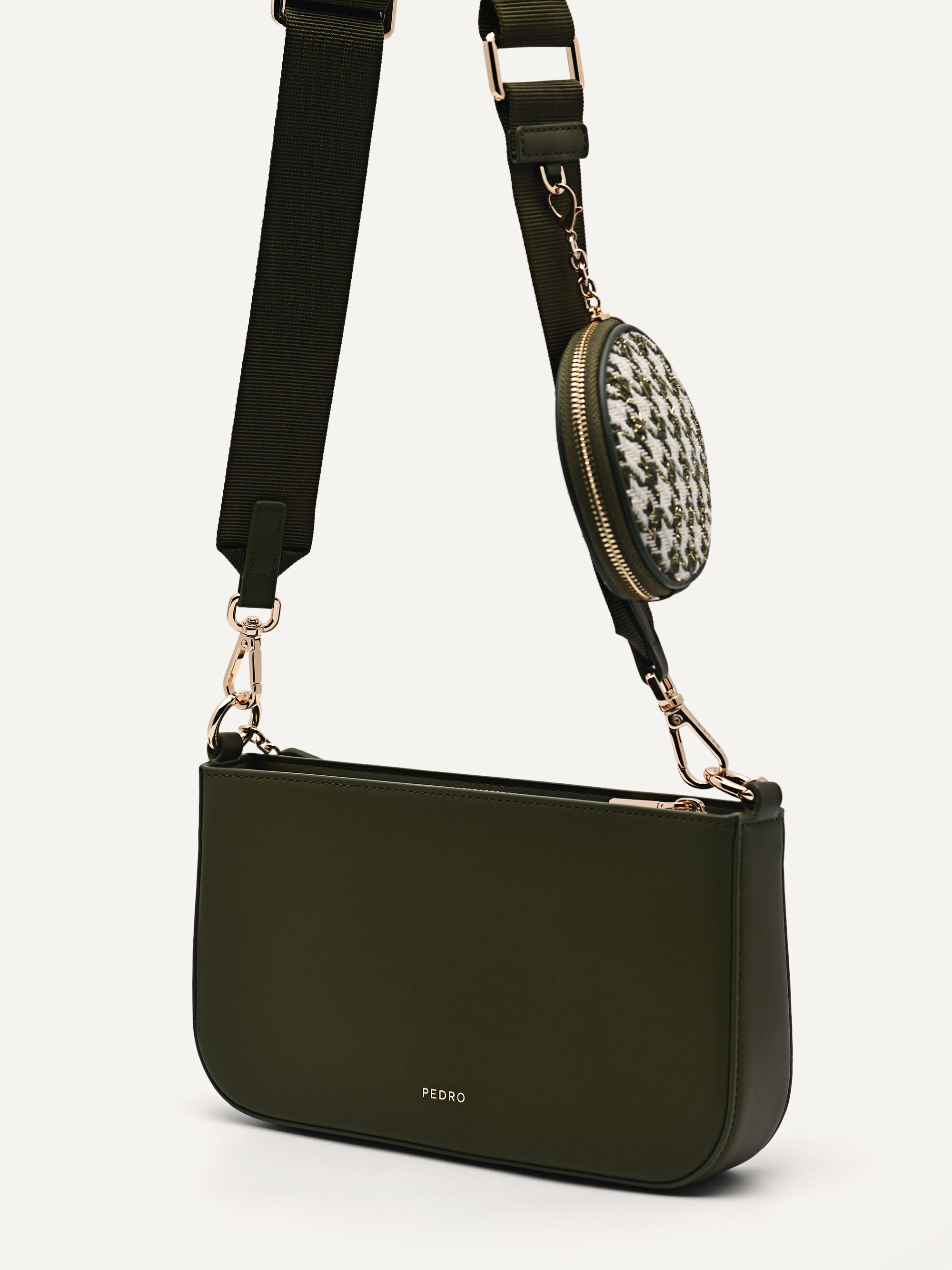 ★PEDRO★ Dilone Nylon Double Flap Shoulder Bag/送料込 日本未上陸】Pedro ☆Dilone Nylon Double Flap ショルダー