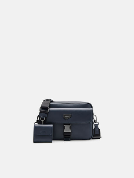 Taper Compact Sling Bag, Navy, hi-res