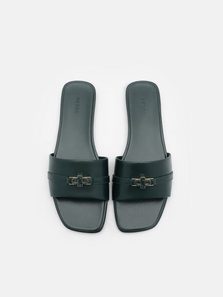 Ingrid Leather Sandals, , hi-res