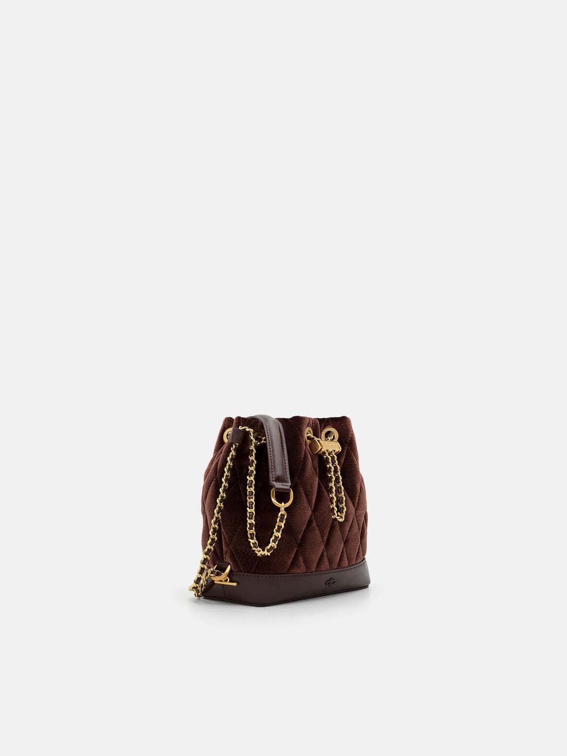 Tas Bucket Beludru Mini Leona, , hi-res