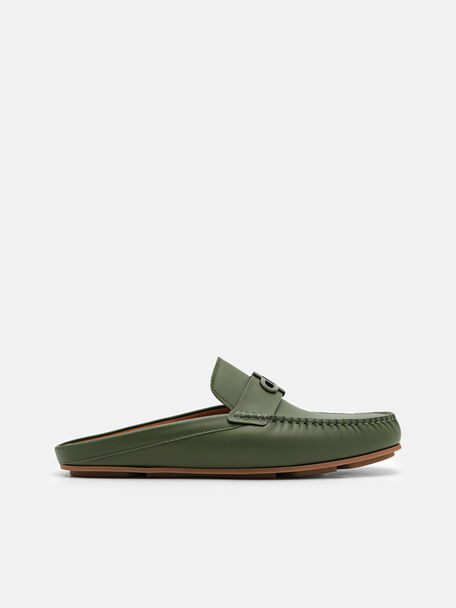 PEDRO Icon Mules Kulit, Military Green