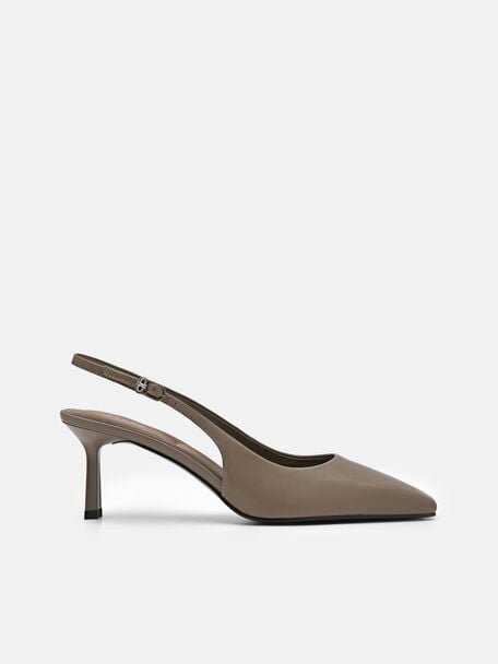 PEDRO Studio Leather Slingback Pumps, 