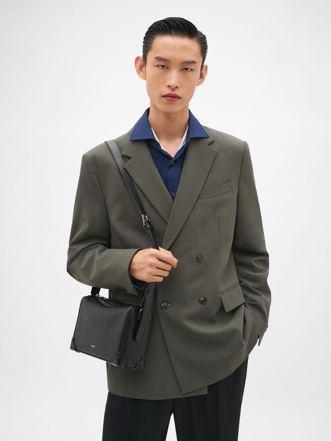 Maven Leather Crossbody Bag, , hi-res