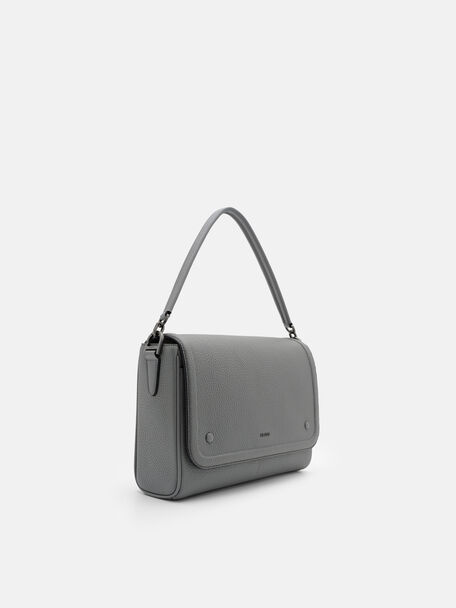Patrice Tumbled Leather Messenger Bag, 