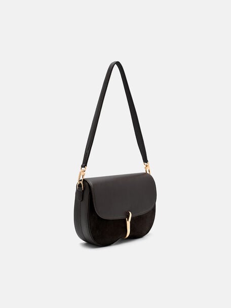 Mount Calf Hair Shoulder Bag, , hi-res