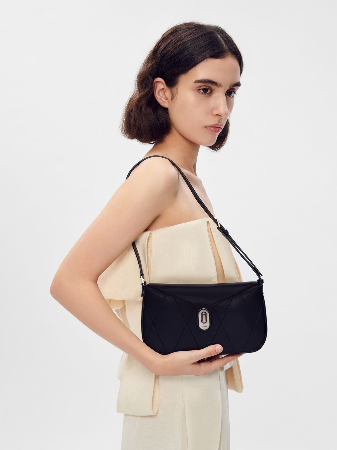 Elin Quilted Shoulder Bag, 