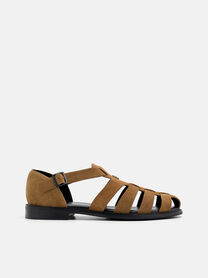 Dark Camel Suede