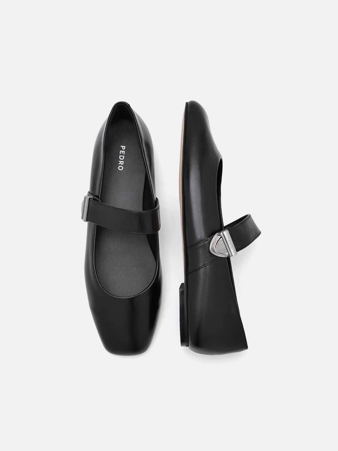 Lottie Leather Ballerina Flats, 