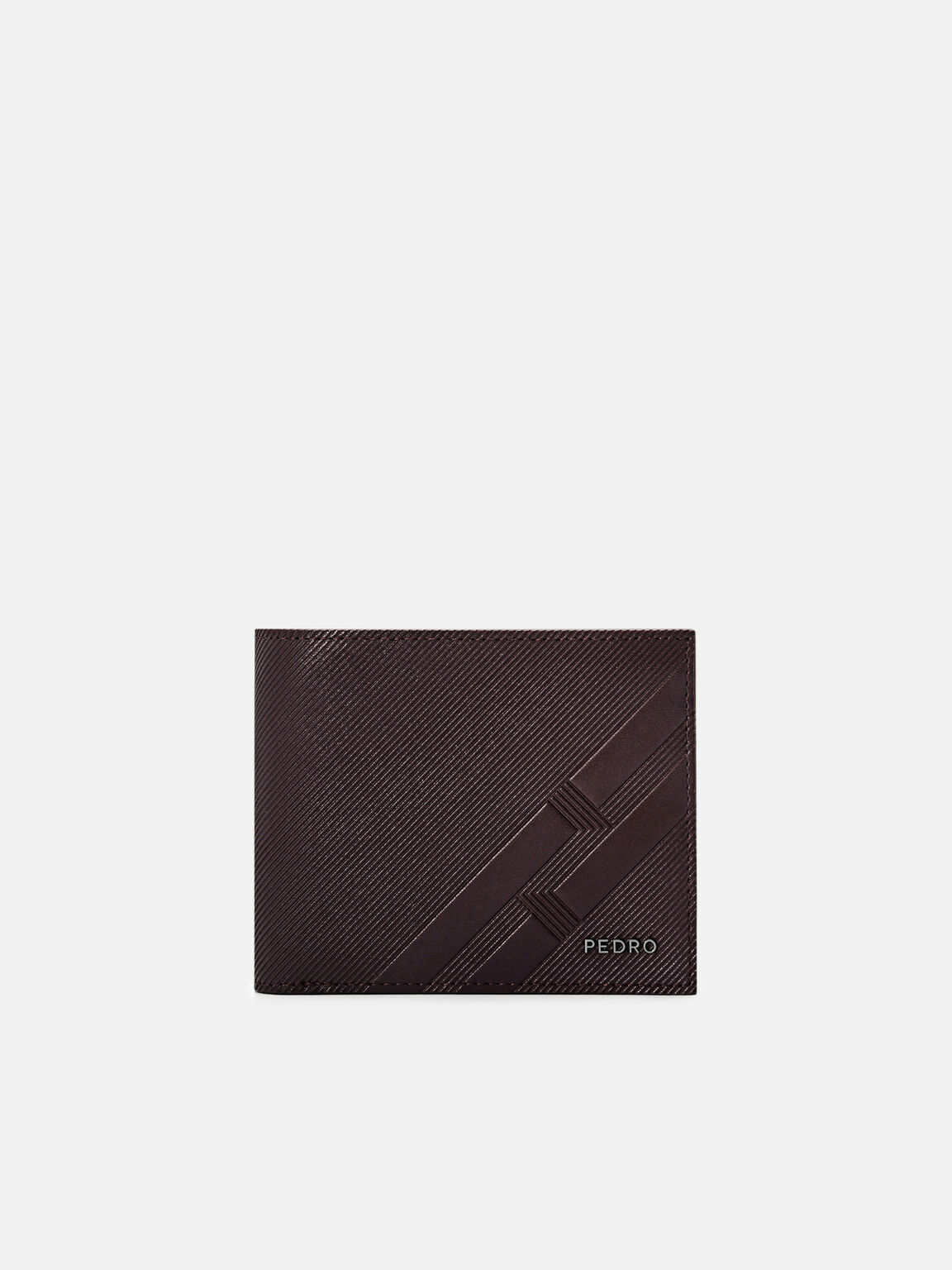 Dompet Kulit Bi-Fold Flip Emboss, 