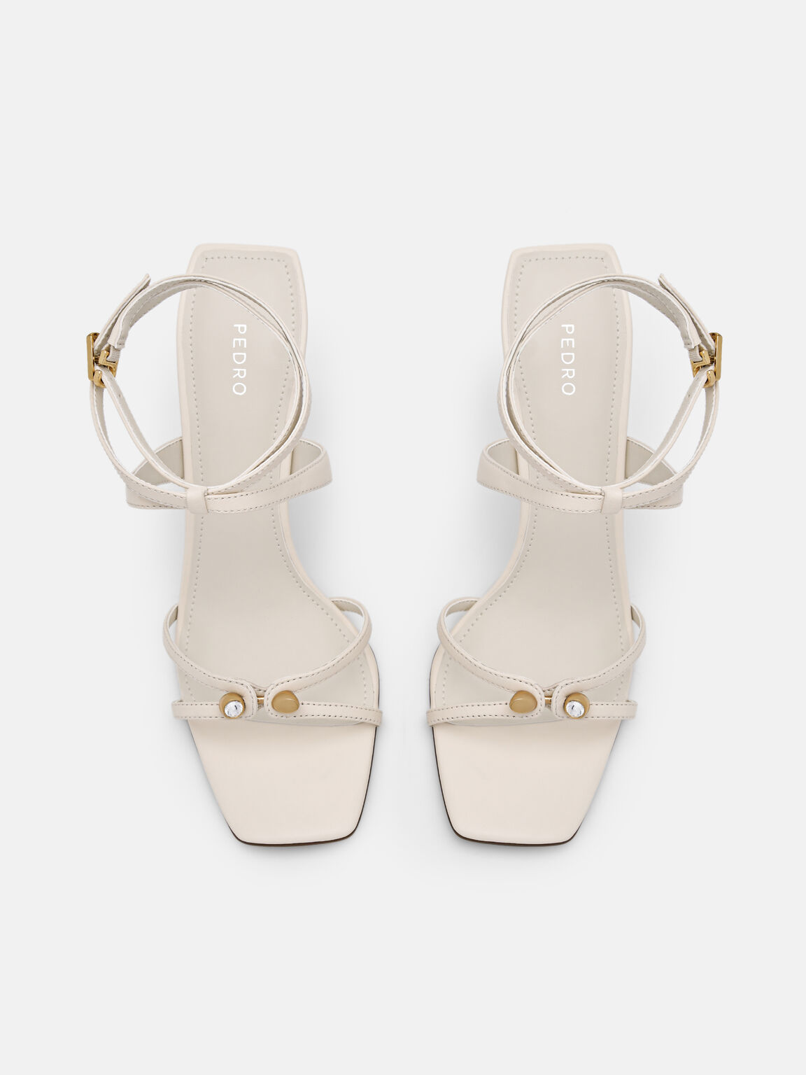 Sandal Tumit Kulit Sofia, 