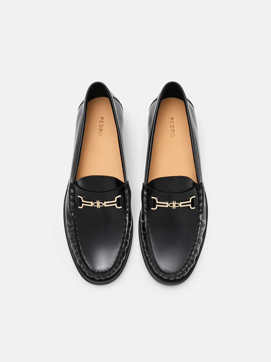 Sepatu Loafer Kulit Horsebit Alistair, , hi-res