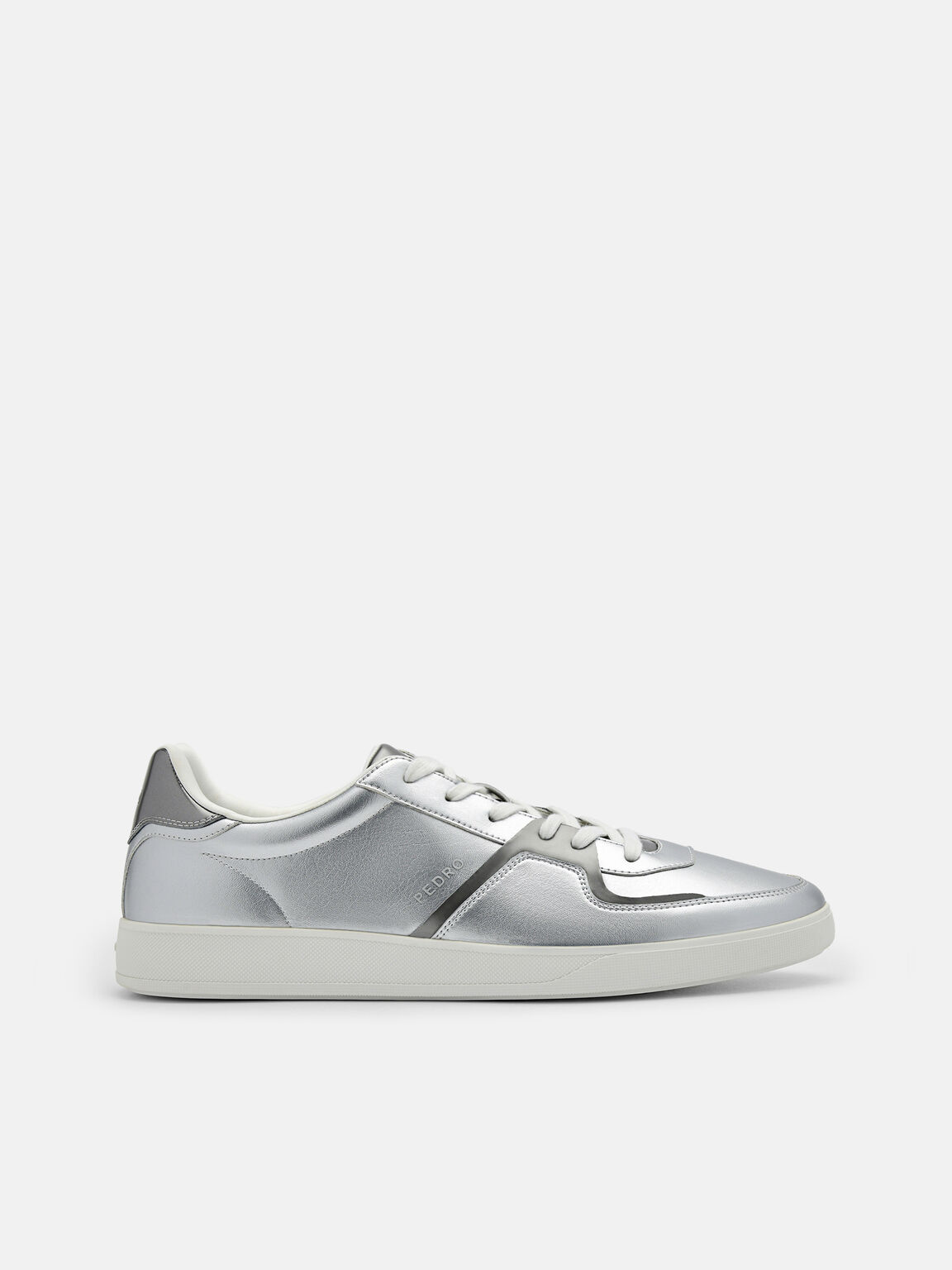 Men's PEDRO Icon Fleet Sneakers, Silver, hi-res