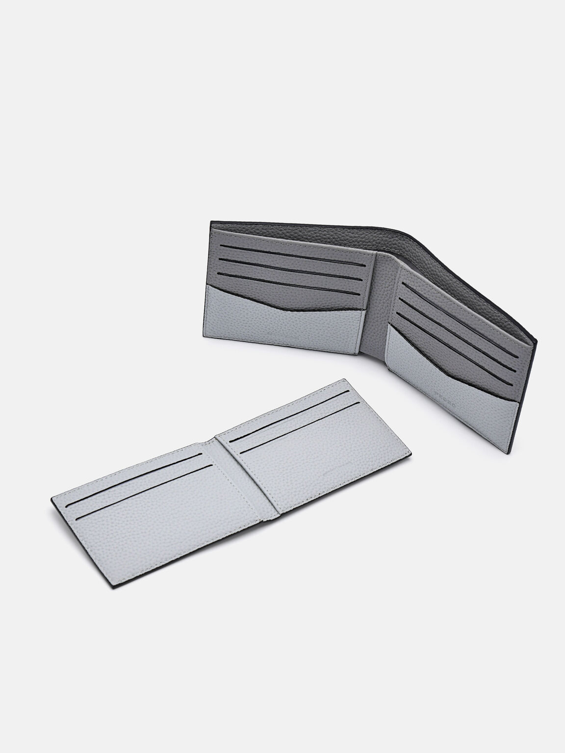 Embossed Leather Bi-Fold Wallet with Insert, 