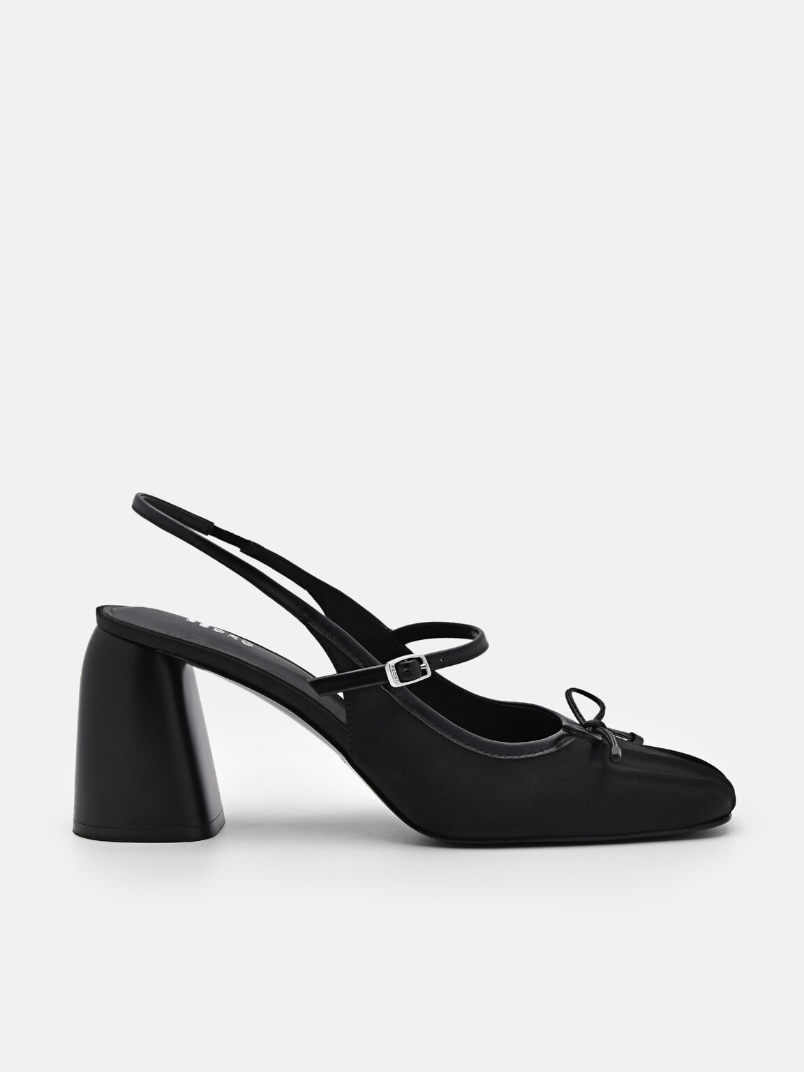 Linea Slingback Pumps, Black, hi-res