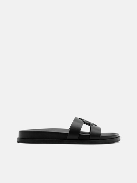 PEDRO Icon Leather Sandals, Black, hi-res