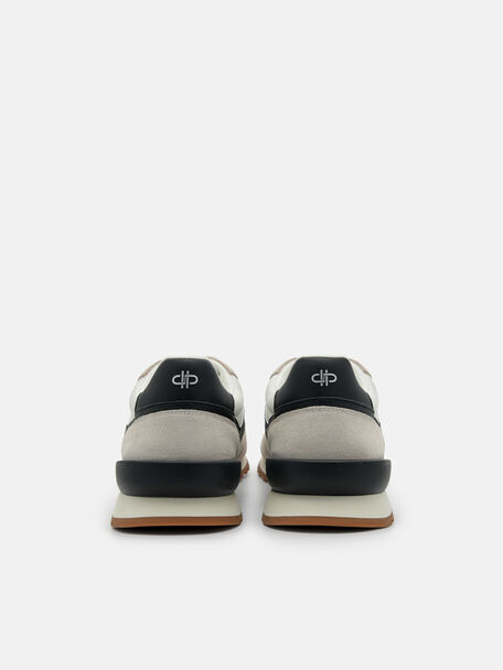 PEDRO Icon Leather Heel Sandals, Black