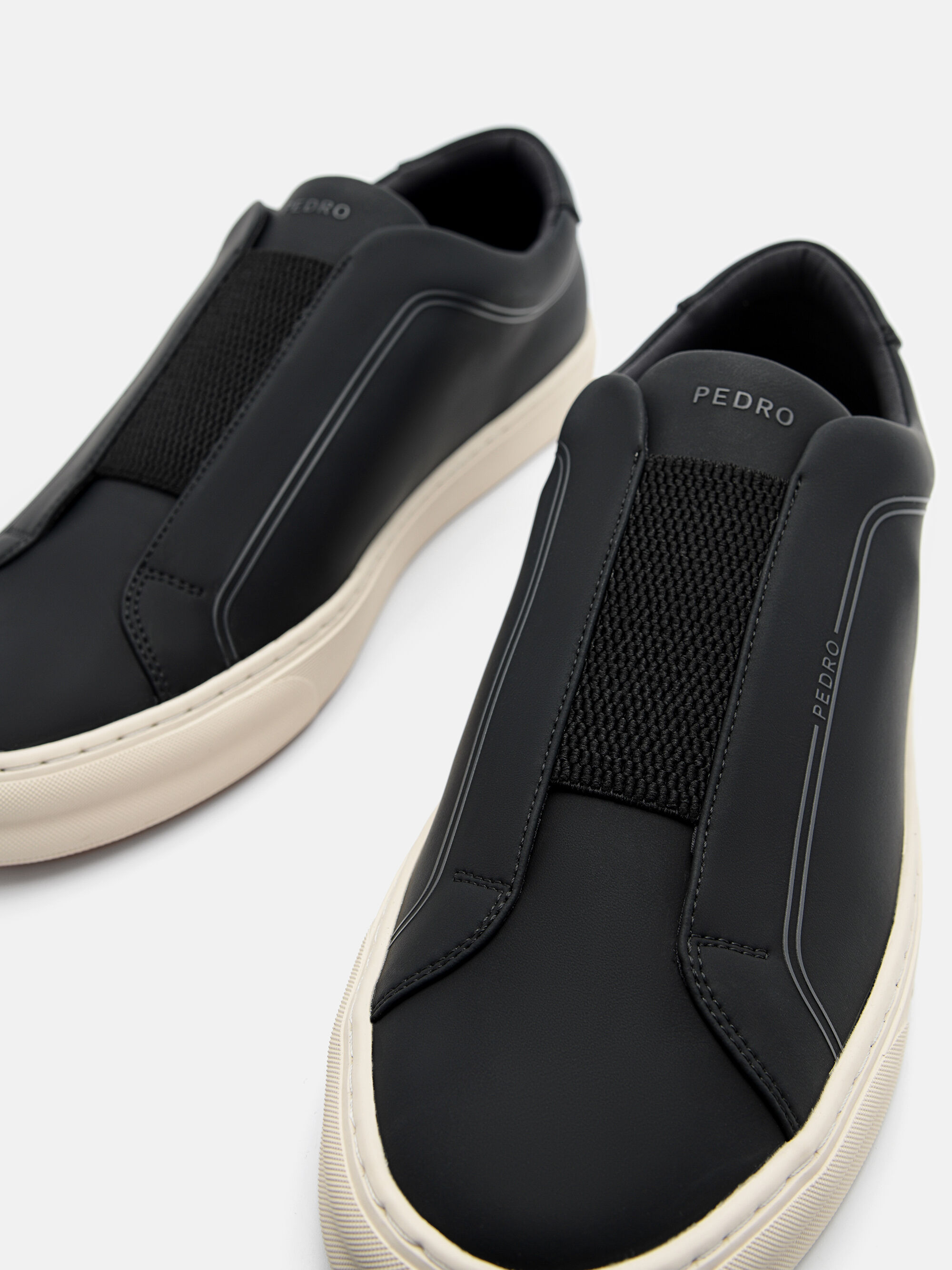 ★PEDRO★Summit Slip-On Sneakers スニーカー/送料込 Black Ridge Slip-On Sneakers - PEDRO ID