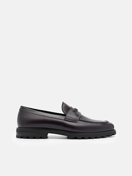 Leather Loafers, , hi-res