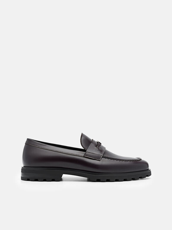 Leather Loafers, , hi-res