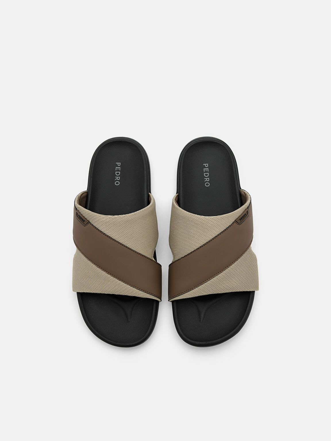 Mesh Slide Sandals, 