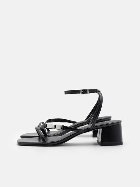 Sandal Hak Tali Pergelangan Hitch, , hi-res