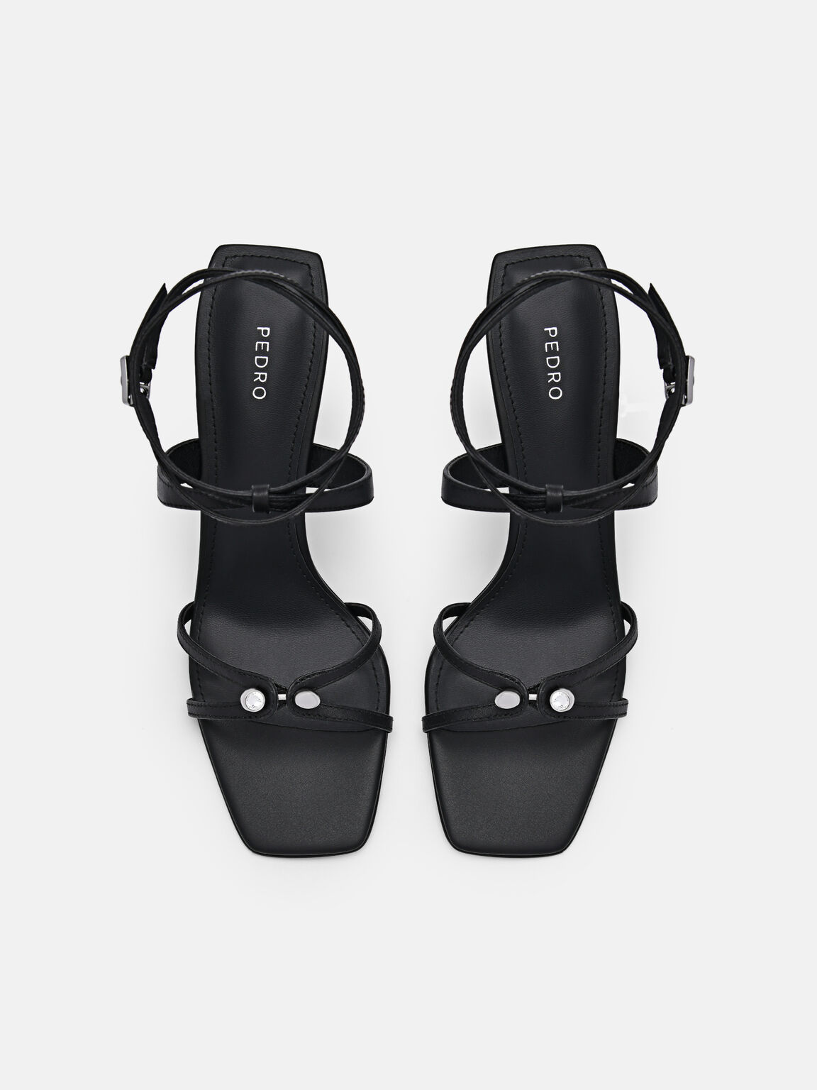 Sandal Tumit Kulit Sofia, 