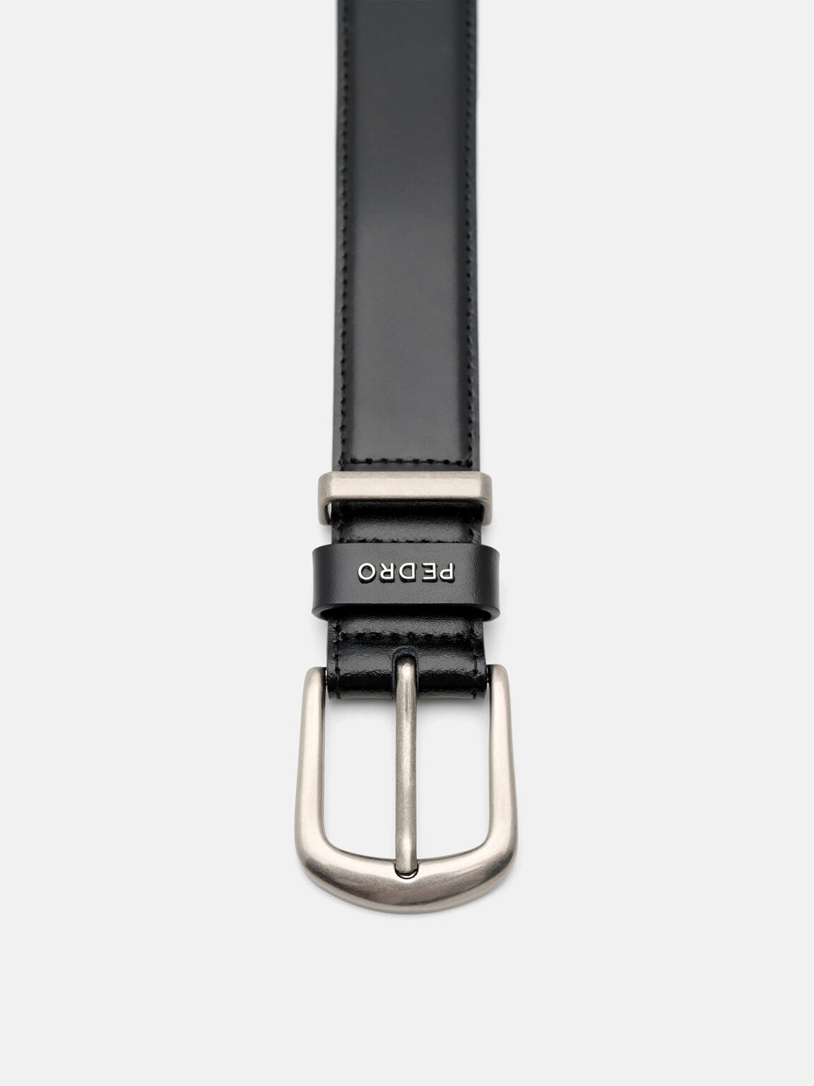 Ikat Pinggang Kulit Slim Pin, , hi-res